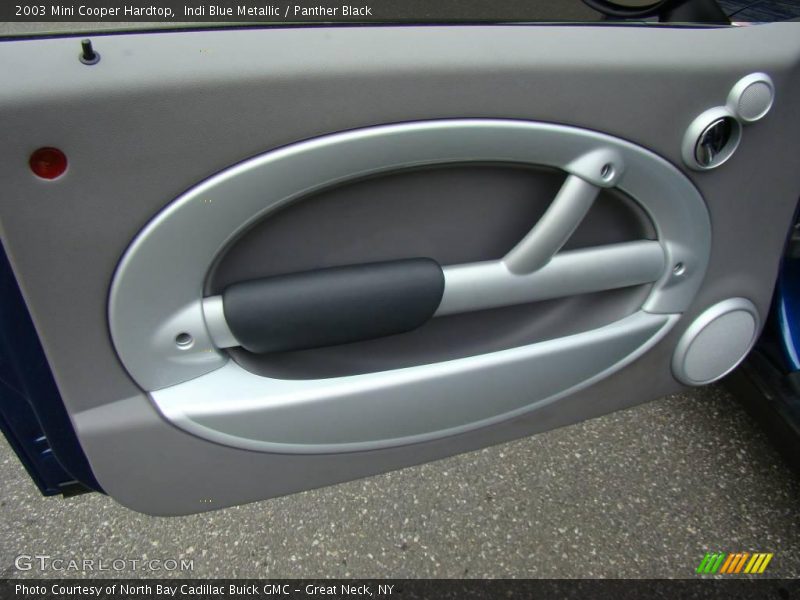Indi Blue Metallic / Panther Black 2003 Mini Cooper Hardtop