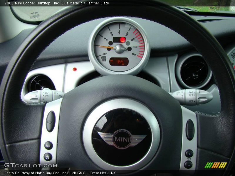 Indi Blue Metallic / Panther Black 2003 Mini Cooper Hardtop