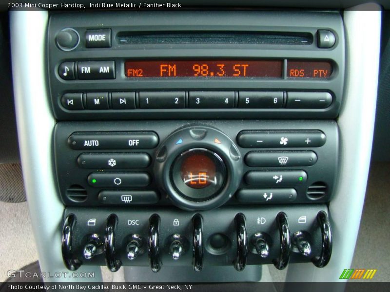Indi Blue Metallic / Panther Black 2003 Mini Cooper Hardtop