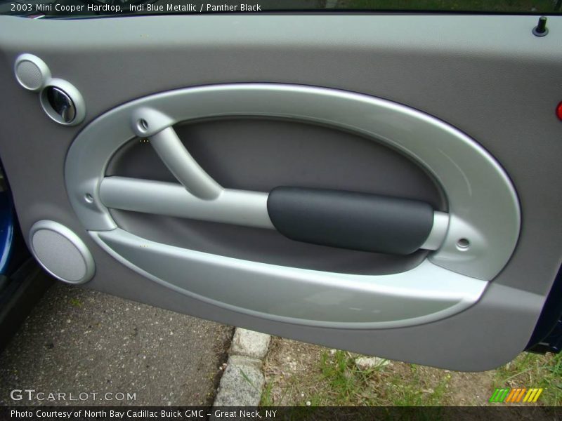 Indi Blue Metallic / Panther Black 2003 Mini Cooper Hardtop