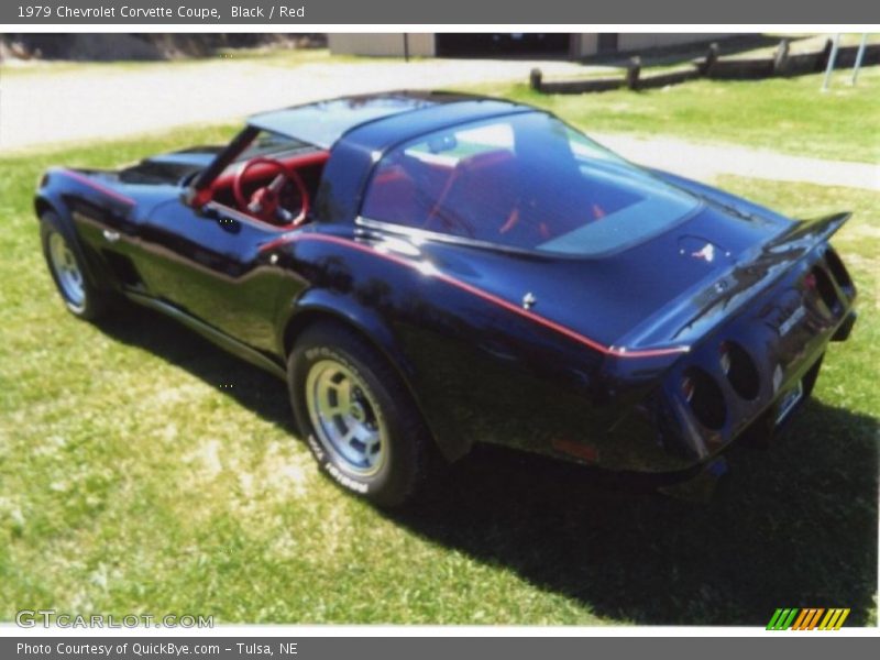 Black / Red 1979 Chevrolet Corvette Coupe