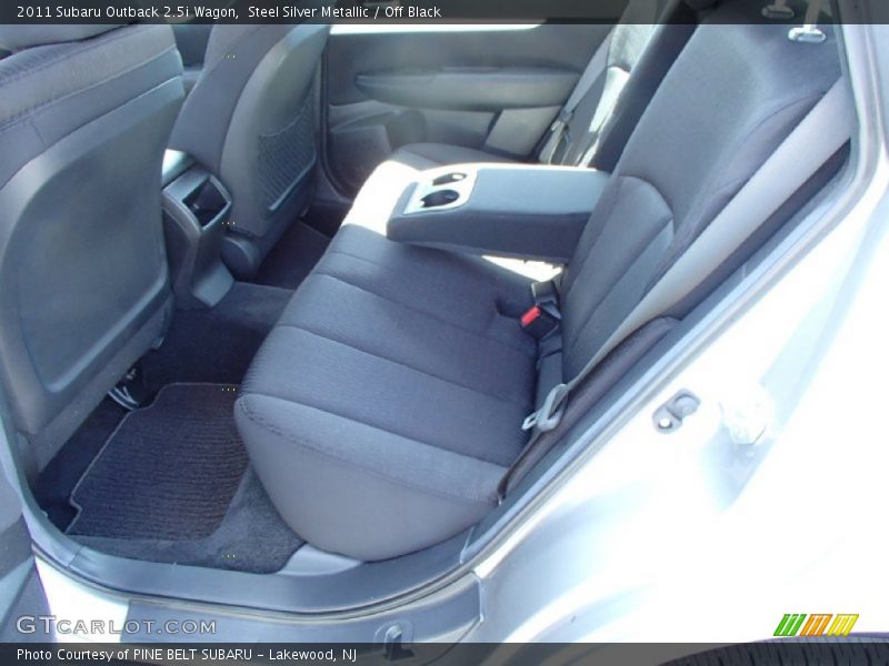Steel Silver Metallic / Off Black 2011 Subaru Outback 2.5i Wagon