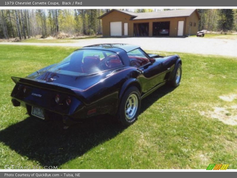 Black / Red 1979 Chevrolet Corvette Coupe