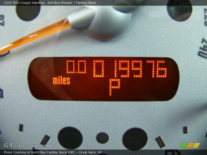 Indi Blue Metallic / Panther Black 2003 Mini Cooper Hardtop