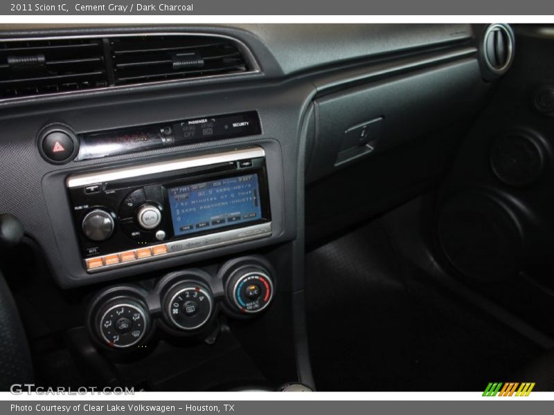Cement Gray / Dark Charcoal 2011 Scion tC