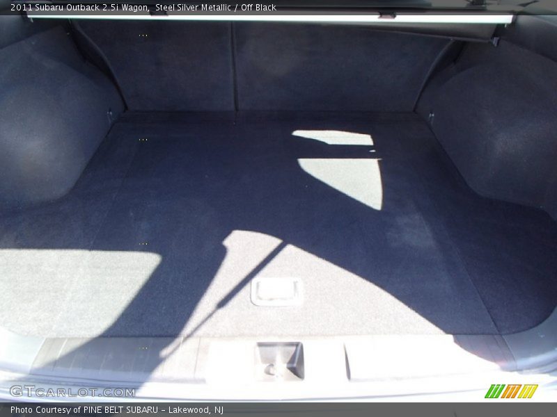 Steel Silver Metallic / Off Black 2011 Subaru Outback 2.5i Wagon