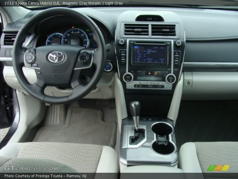 Magnetic Gray Metallic / Light Gray 2013 Toyota Camry Hybrid XLE