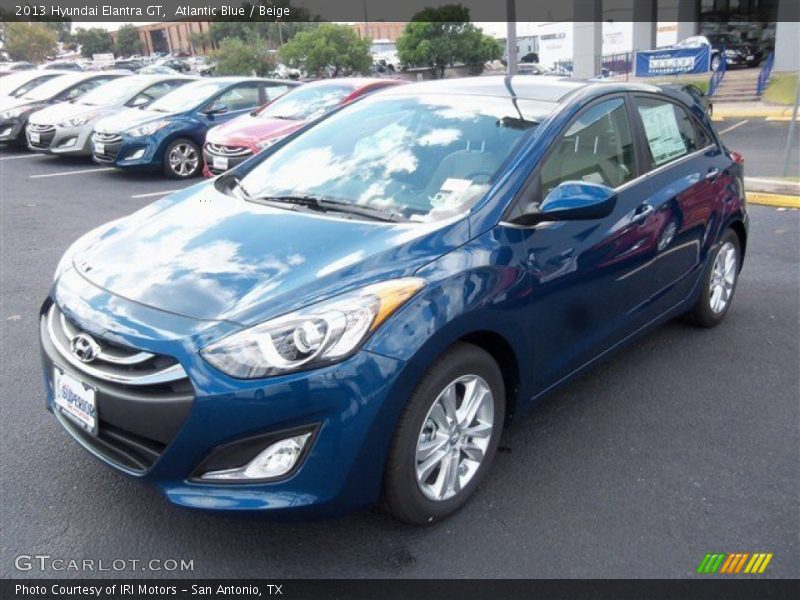 Atlantic Blue / Beige 2013 Hyundai Elantra GT