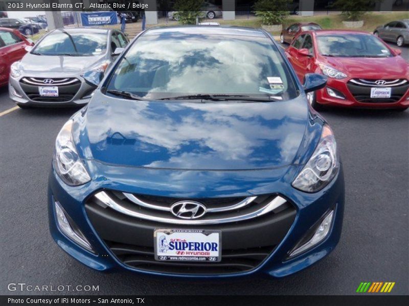 Atlantic Blue / Beige 2013 Hyundai Elantra GT