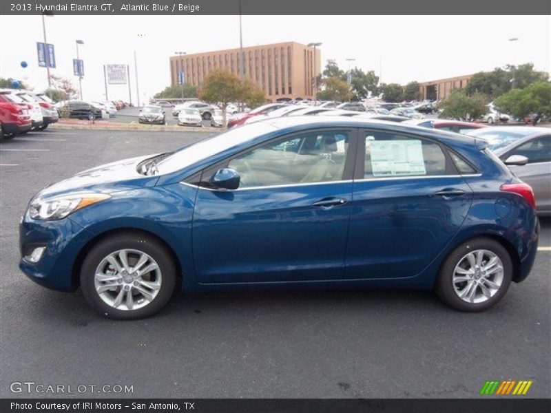 Atlantic Blue / Beige 2013 Hyundai Elantra GT