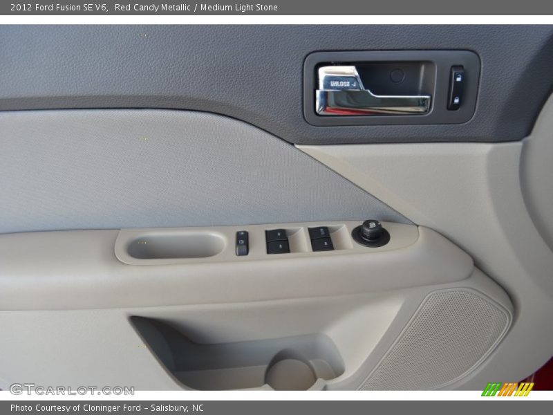 Red Candy Metallic / Medium Light Stone 2012 Ford Fusion SE V6