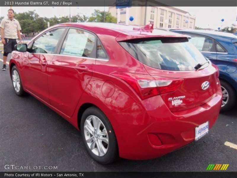 Red / Beige 2013 Hyundai Elantra GT