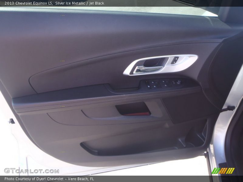 Silver Ice Metallic / Jet Black 2013 Chevrolet Equinox LS