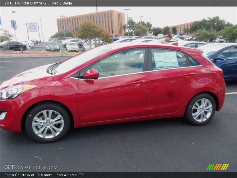 Red / Beige 2013 Hyundai Elantra GT