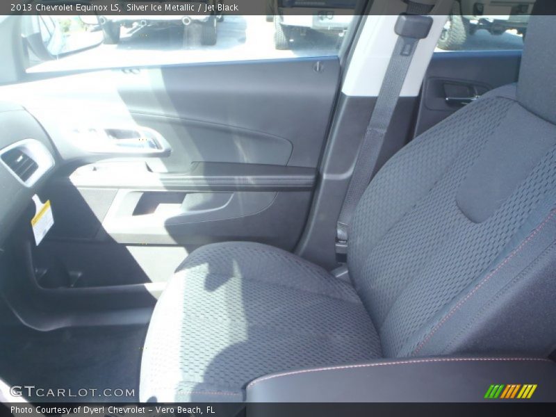 Silver Ice Metallic / Jet Black 2013 Chevrolet Equinox LS