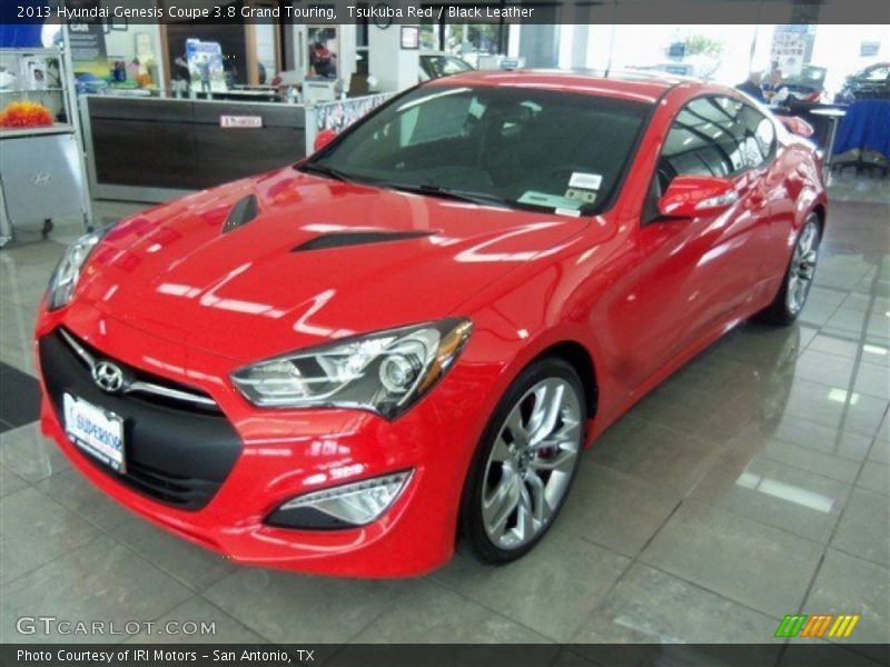 Tsukuba Red / Black Leather 2013 Hyundai Genesis Coupe 3.8 Grand Touring