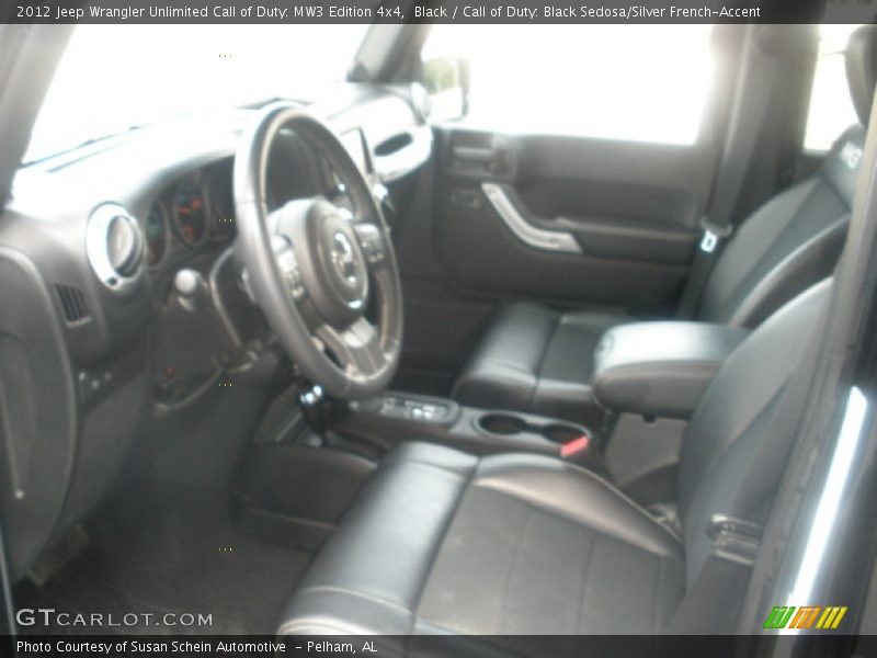 Black / Call of Duty: Black Sedosa/Silver French-Accent 2012 Jeep Wrangler Unlimited Call of Duty: MW3 Edition 4x4
