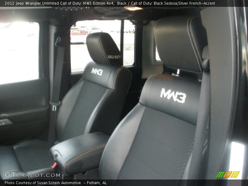 Black / Call of Duty: Black Sedosa/Silver French-Accent 2012 Jeep Wrangler Unlimited Call of Duty: MW3 Edition 4x4