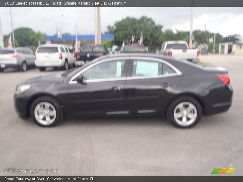 Black Granite Metallic / Jet Black/Titanium 2013 Chevrolet Malibu LS