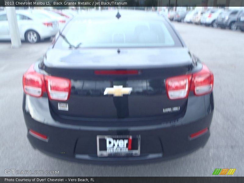 Black Granite Metallic / Jet Black/Titanium 2013 Chevrolet Malibu LS
