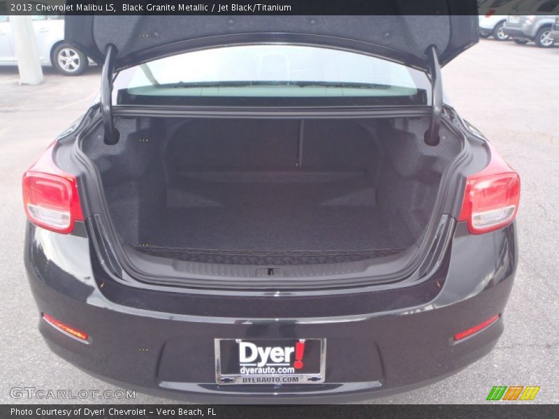 Black Granite Metallic / Jet Black/Titanium 2013 Chevrolet Malibu LS
