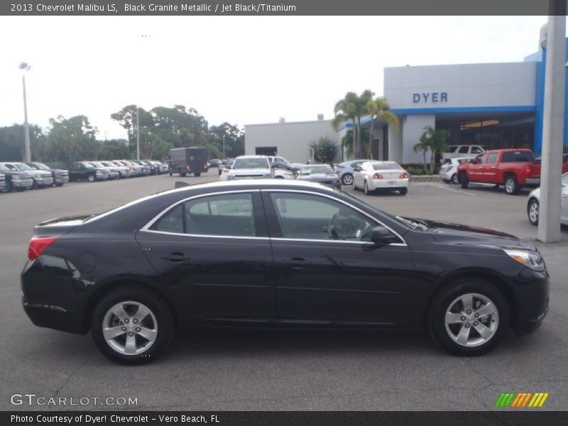 Black Granite Metallic / Jet Black/Titanium 2013 Chevrolet Malibu LS