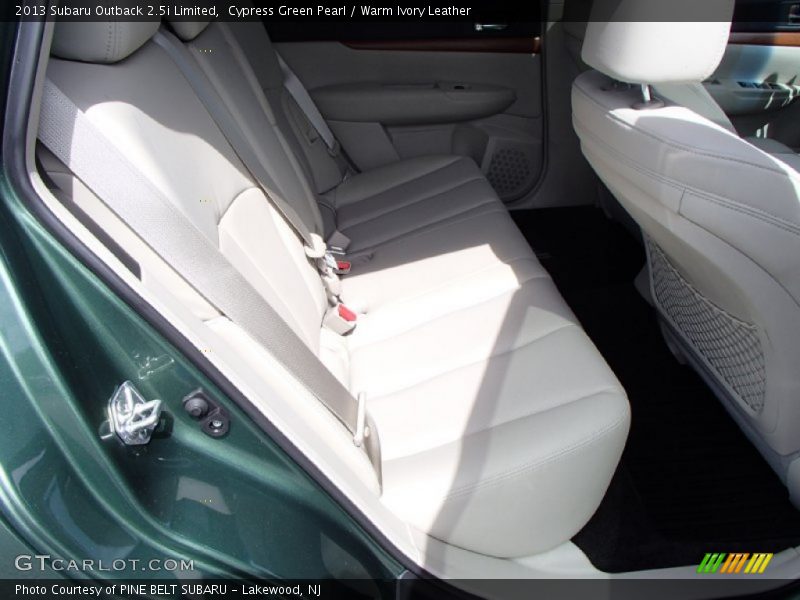 Cypress Green Pearl / Warm Ivory Leather 2013 Subaru Outback 2.5i Limited