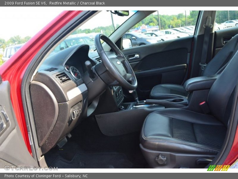 Redfire Metallic / Charcoal Black 2009 Ford Fusion SE V6