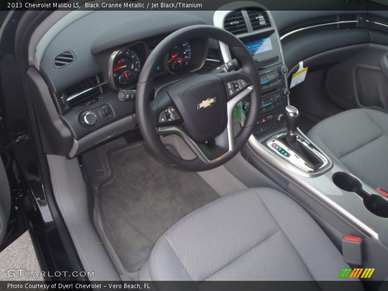 Black Granite Metallic / Jet Black/Titanium 2013 Chevrolet Malibu LS