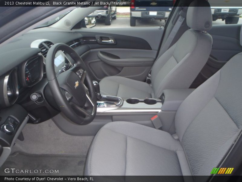 Black Granite Metallic / Jet Black/Titanium 2013 Chevrolet Malibu LS