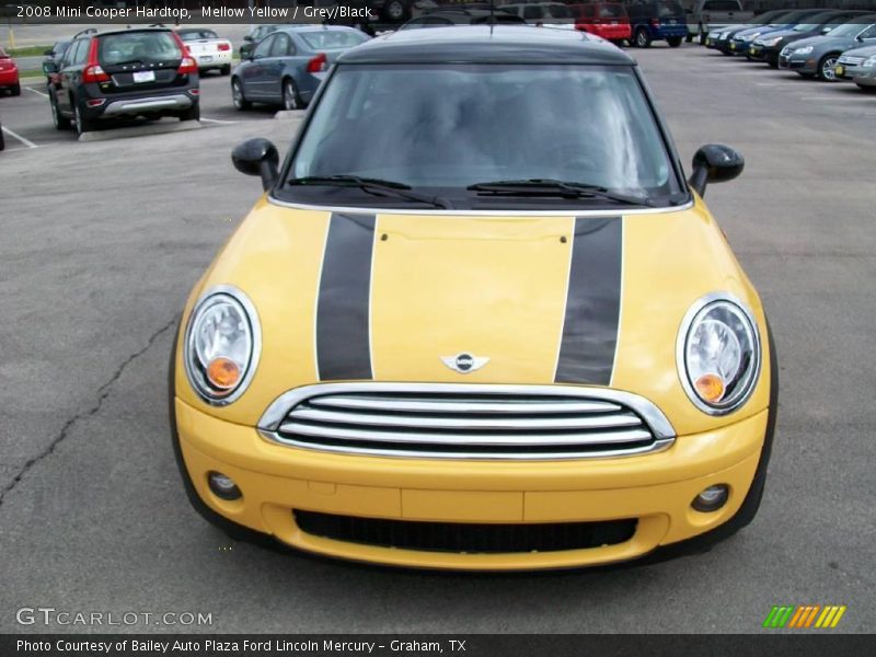 Mellow Yellow / Grey/Black 2008 Mini Cooper Hardtop
