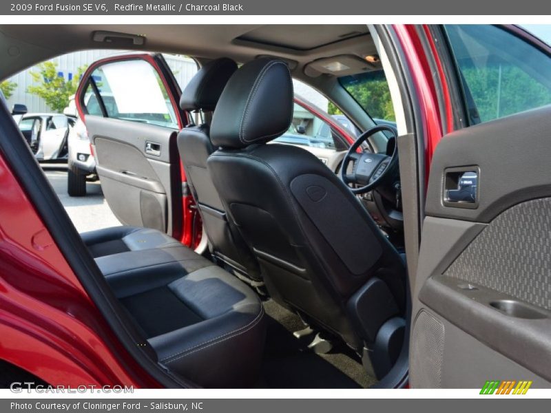 Redfire Metallic / Charcoal Black 2009 Ford Fusion SE V6