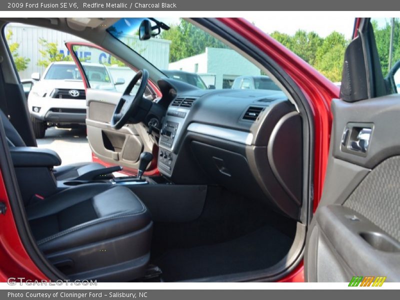 Redfire Metallic / Charcoal Black 2009 Ford Fusion SE V6
