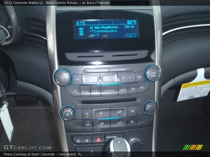 Black Granite Metallic / Jet Black/Titanium 2013 Chevrolet Malibu LS