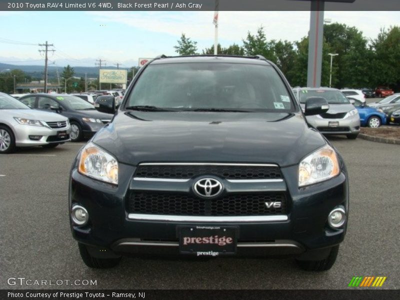Black Forest Pearl / Ash Gray 2010 Toyota RAV4 Limited V6 4WD