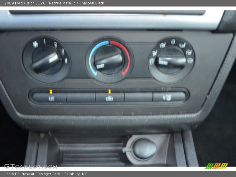 Redfire Metallic / Charcoal Black 2009 Ford Fusion SE V6