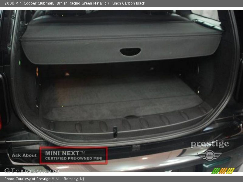 British Racing Green Metallic / Punch Carbon Black 2008 Mini Cooper Clubman