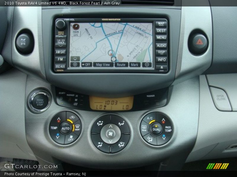 Black Forest Pearl / Ash Gray 2010 Toyota RAV4 Limited V6 4WD