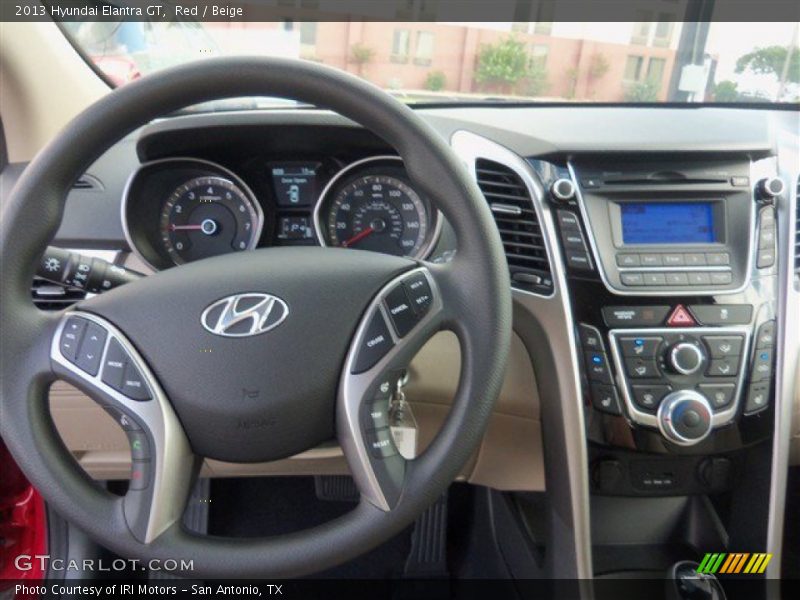 Red / Beige 2013 Hyundai Elantra GT
