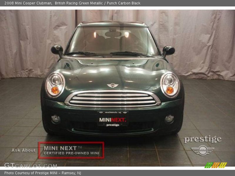 British Racing Green Metallic / Punch Carbon Black 2008 Mini Cooper Clubman