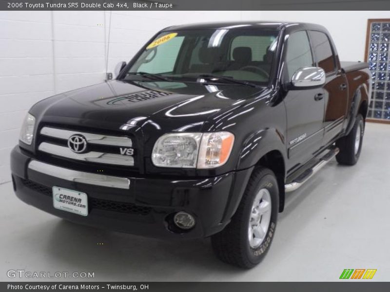 Black / Taupe 2006 Toyota Tundra SR5 Double Cab 4x4
