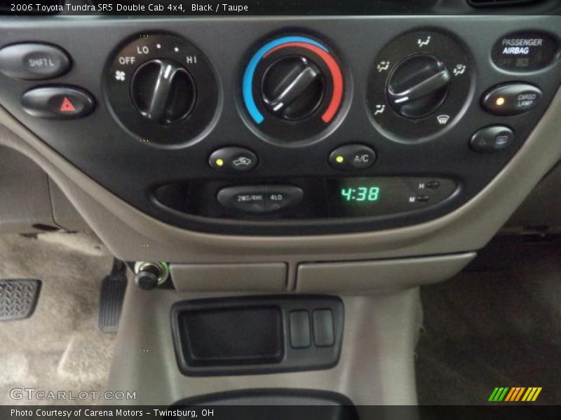 Black / Taupe 2006 Toyota Tundra SR5 Double Cab 4x4