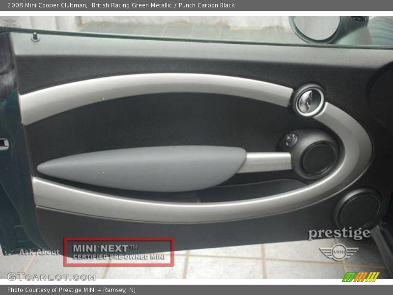 British Racing Green Metallic / Punch Carbon Black 2008 Mini Cooper Clubman