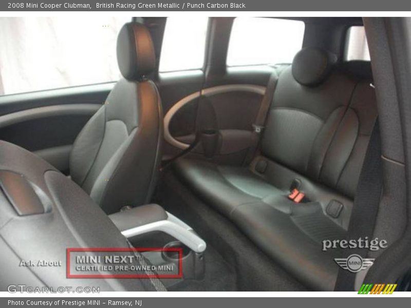 British Racing Green Metallic / Punch Carbon Black 2008 Mini Cooper Clubman