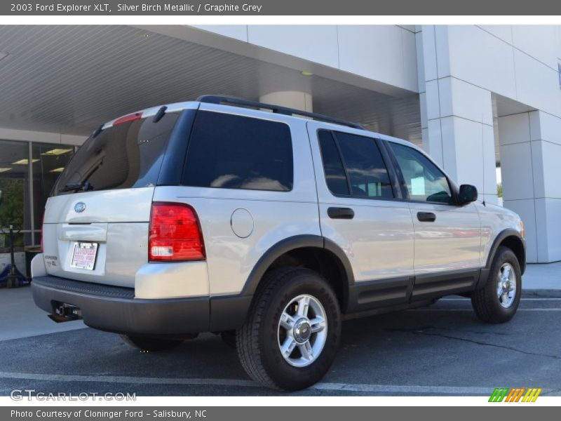 Silver Birch Metallic / Graphite Grey 2003 Ford Explorer XLT