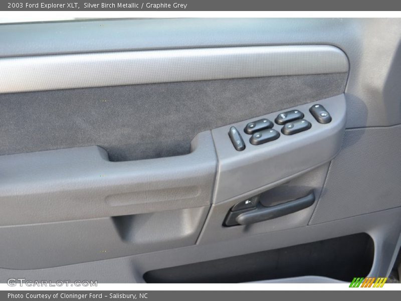 Silver Birch Metallic / Graphite Grey 2003 Ford Explorer XLT