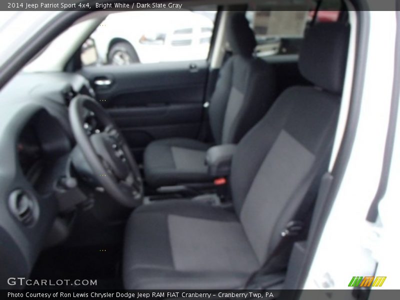 Bright White / Dark Slate Gray 2014 Jeep Patriot Sport 4x4