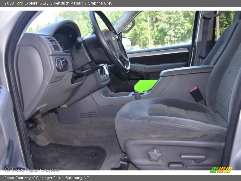 Silver Birch Metallic / Graphite Grey 2003 Ford Explorer XLT