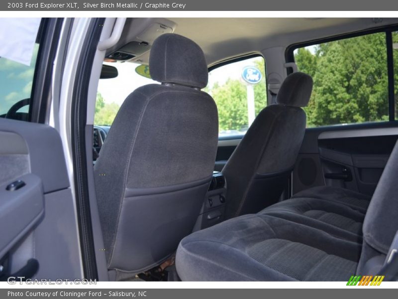 Silver Birch Metallic / Graphite Grey 2003 Ford Explorer XLT