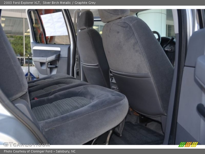 Silver Birch Metallic / Graphite Grey 2003 Ford Explorer XLT